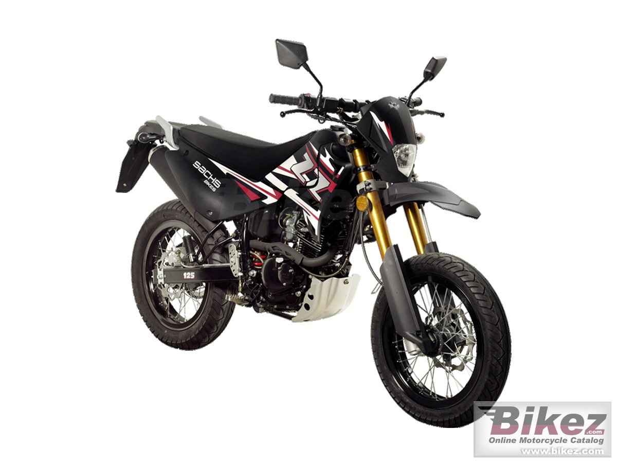 Big Sachs zz 125 supermoto picture and wallpaper from Bikez.com